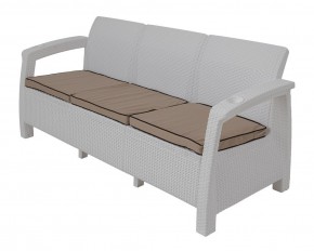 Диван Yalta Premium Sofa 3 Set (Ялта) белый (+подушки под спину) в Качканаре - kachkanar.mebel24.online | фото 1