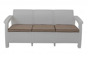 Диван Yalta Premium Sofa 3 Set (Ялта) белый (+подушки под спину) в Качканаре - kachkanar.mebel24.online | фото 2