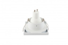 DK3014-WH Встраиваемый светильник влагозащ., IP 44, 50 Вт, GU10, белый, алюминий в Качканаре - kachkanar.mebel24.online | фото 5
