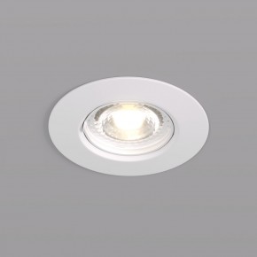 DK3028-WH Встраиваемый светильник, IP 20, 10 Вт, GU5.3, LED, белый, пластик в Качканаре - kachkanar.mebel24.online | фото 1