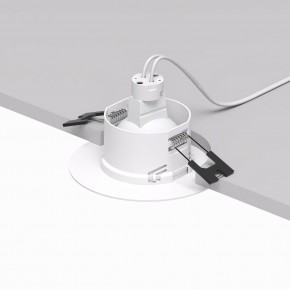 DK3028-WH Встраиваемый светильник, IP 20, 10 Вт, GU5.3, LED, белый, пластик в Качканаре - kachkanar.mebel24.online | фото 3