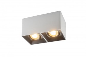 DK3035-WB Светильник накладной IP 20, 10 Вт, GU5.3, LED, белый/черный, пластик в Качканаре - kachkanar.mebel24.online | фото 1