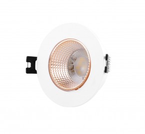 DK3061-WBR Встраиваемый светильник, IP 20, 10 Вт, GU5.3, LED, белый/бронзовый, пластик в Качканаре - kachkanar.mebel24.online | фото 1
