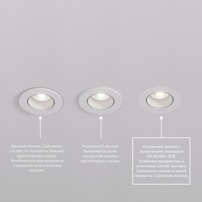 DK3061-WBR Встраиваемый светильник, IP 20, 10 Вт, GU5.3, LED, белый/бронзовый, пластик в Качканаре - kachkanar.mebel24.online | фото 4