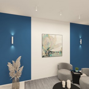 DK5022-WH Настенный светильник, IP20, до 15 Вт, LED, 2xGU10, белый, алюминий в Качканаре - kachkanar.mebel24.online | фото 4
