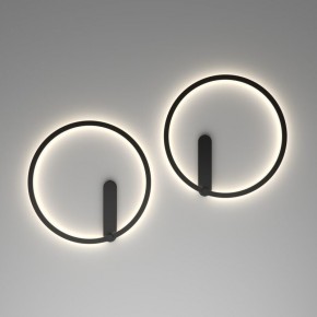 DK5035-BK Бра ROUND со светодиодом, IP20, 24W, 3000/4000/6500K, черный, алюминий в Качканаре - kachkanar.mebel24.online | фото 6