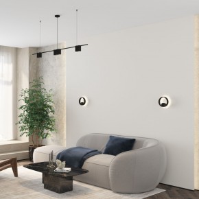 DK5060-BK Бра ORBIT, IP20, 3000К, LED, 10 Вт, черный матовый, алюминий в Качканаре - kachkanar.mebel24.online | фото 6