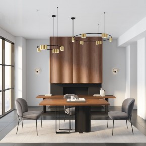 DK5060-BK+SG Бра ORBIT, IP20, 3000К, LED, 10 Вт, черный + сатинированное золото, алюминий в Качканаре - kachkanar.mebel24.online | фото 6