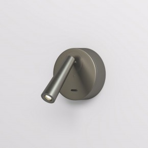 DK5072-DN Бра SHINE WALL со светодиодом, D104*H68, IP20, 3000К, 3W, RA?90, темный никель, алюминий в Качканаре - kachkanar.mebel24.online | фото 2