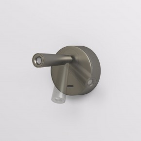 DK5072-DN Бра SHINE WALL со светодиодом, D104*H68, IP20, 3000К, 3W, RA?90, темный никель, алюминий в Качканаре - kachkanar.mebel24.online | фото 3