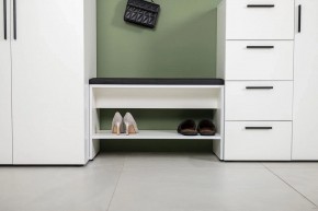 ЭЙР прихожая (модульная) Белый Шагрень в Качканаре - kachkanar.mebel24.online | фото 23