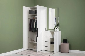 ЭЙР прихожая (модульная) Белый Шагрень в Качканаре - kachkanar.mebel24.online | фото 24