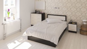 Фиеста Кровать 1200, цвет венге/дуб лоредо, ШхГхВ 123,5х203,5х80 см., сп.м. 1200х2000 мм., без матраса, основание есть в Качканаре - kachkanar.mebel24.online | фото 5