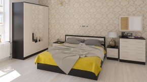 Фиеста Кровать 1800, цвет венге/дуб лоредо, ШхГхВ 183,5х203,5х80 см., сп.м. 1800х2000 мм., без матраса, основание есть в Качканаре - kachkanar.mebel24.online | фото 5