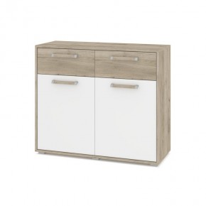 ФЛОРИДА Ф42 Комод (дуб серый/белый) в Качканаре - kachkanar.mebel24.online | фото