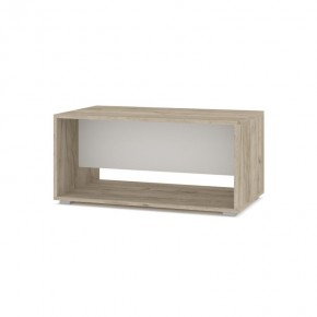 ФЛОРИДА Ф61 Стол журнальный (полка) дуб серый/белый в Качканаре - kachkanar.mebel24.online | фото