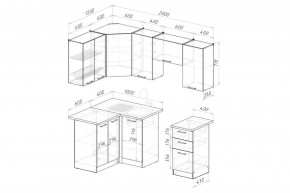 ГЛОРИЯ Кухонный гарнитур Оптима 5 (1200*2000 мм) в Качканаре - kachkanar.mebel24.online | фото 2