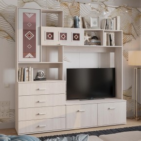 Гостиная Белла (модульная) ясень белый в Качканаре - kachkanar.mebel24.online | фото 15