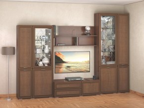 Гостиная-горка Ливорно орех в Качканаре - kachkanar.mebel24.online | фото 1
