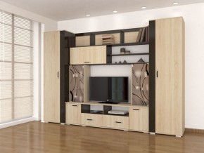 Гостиная Оскар-18-2 дуб сонома-венге в Качканаре - kachkanar.mebel24.online | фото