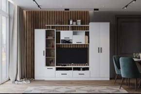 Гостиная Оскар-5 Белый в Качканаре - kachkanar.mebel24.online | фото