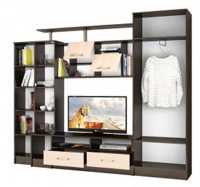Гостиная Оскар-5 венге/дуб молочный в Качканаре - kachkanar.mebel24.online | фото 2