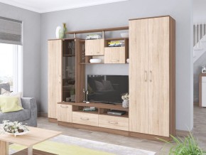 Гостиная Оскар-5 ясень шимо/дуб сонома в Качканаре - kachkanar.mebel24.online | фото 1