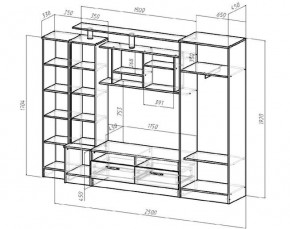 ОСКАР Гостиная (Венге/Анкор светлый) в Качканаре - kachkanar.mebel24.online | фото