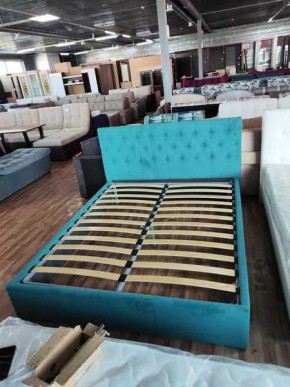 Интерьерная Кровать Октавия Бирюзовый 1400x2000 в Качканаре - kachkanar.mebel24.online | фото 2