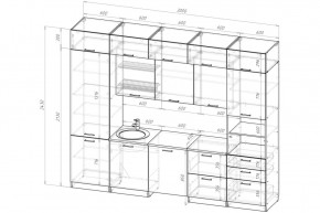 ЖАСМИН Кухонный гарнитур Экстра 5 (3000 мм) в Качканаре - kachkanar.mebel24.online | фото 2