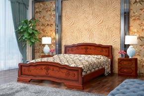 КАРИНА-6 Кровать из массива 1600 (Орех) в Качканаре - kachkanar.mebel24.online | фото