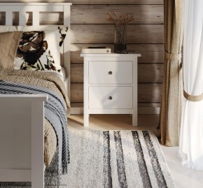 Комод 02 Кантри белый с двумя ящиками в Качканаре - kachkanar.mebel24.online | фото 4