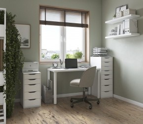 Комод Ингар белый с пятью выдвижными ящиками в Качканаре - kachkanar.mebel24.online | фото 4