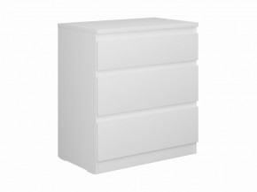 Комод КАСТОР с тремя ящиками, цвет белый в Качканаре - kachkanar.mebel24.online | фото