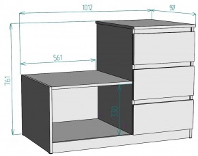 Комод Мальта K207 в Качканаре - kachkanar.mebel24.online | фото 2