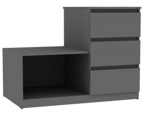 Комод Мальта K207 (Графит) в Качканаре - kachkanar.mebel24.online | фото