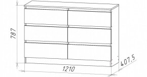 НИЦЦА-7 Комод (НЦ.07) в Качканаре - kachkanar.mebel24.online | фото 3