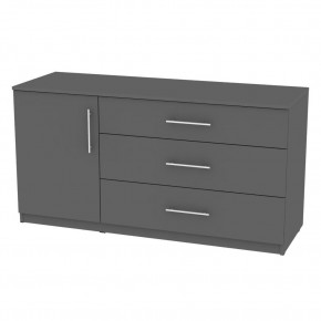 Комод "Калисто (K48)" ручка рейлинг (Графит) в Качканаре - kachkanar.mebel24.online | фото