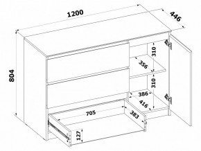 Комод Т-3Р в Качканаре - kachkanar.mebel24.online | фото 4