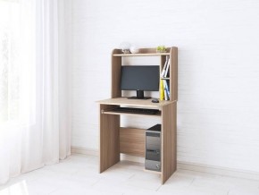 Компьютерный стол Грета-1 ясень шимо/дуб сонома в Качканаре - kachkanar.mebel24.online | фото