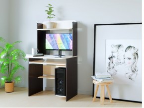 Компьютерный стол КЛ №5.5 (Венге/Дуб молочный) в Качканаре - kachkanar.mebel24.online | фото