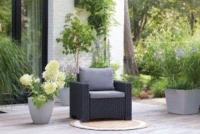 Комплект кресел Калифорния (California chair) графит в Качканаре - kachkanar.mebel24.online | фото 1