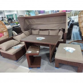 Комплект мебели с диваном AFM-320B-T320 Brown в Качканаре - kachkanar.mebel24.online | фото 2