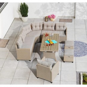 Комплект плетеной мебели AFM-373B Beige в Качканаре - kachkanar.mebel24.online | фото 2