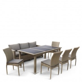 Комплект плетеной мебели T365/S65/Y380B-W65 Light Brown (8+1) в Качканаре - kachkanar.mebel24.online | фото 3