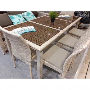 Комплект плетеной мебели T365/Y380C-W85 Latte (8+1) + подушки в Качканаре - kachkanar.mebel24.online | фото 2