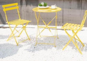 Комплект садовой мебели OTS-001R (стол + 2 стула) металл в Качканаре - kachkanar.mebel24.online | фото 9