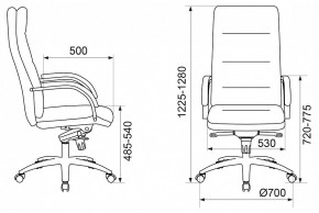 Кресло для руководителя T-9927SL/CHOKOLATE в Качканаре - kachkanar.mebel24.online | фото 6