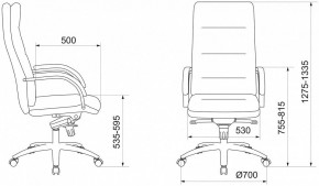 Кресло для руководителя T-9927SL/Ivory в Качканаре - kachkanar.mebel24.online | фото 6