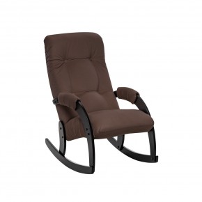 Кресло-качалка Модель 67 Венге, ткань V 26 в Качканаре - kachkanar.mebel24.online | фото